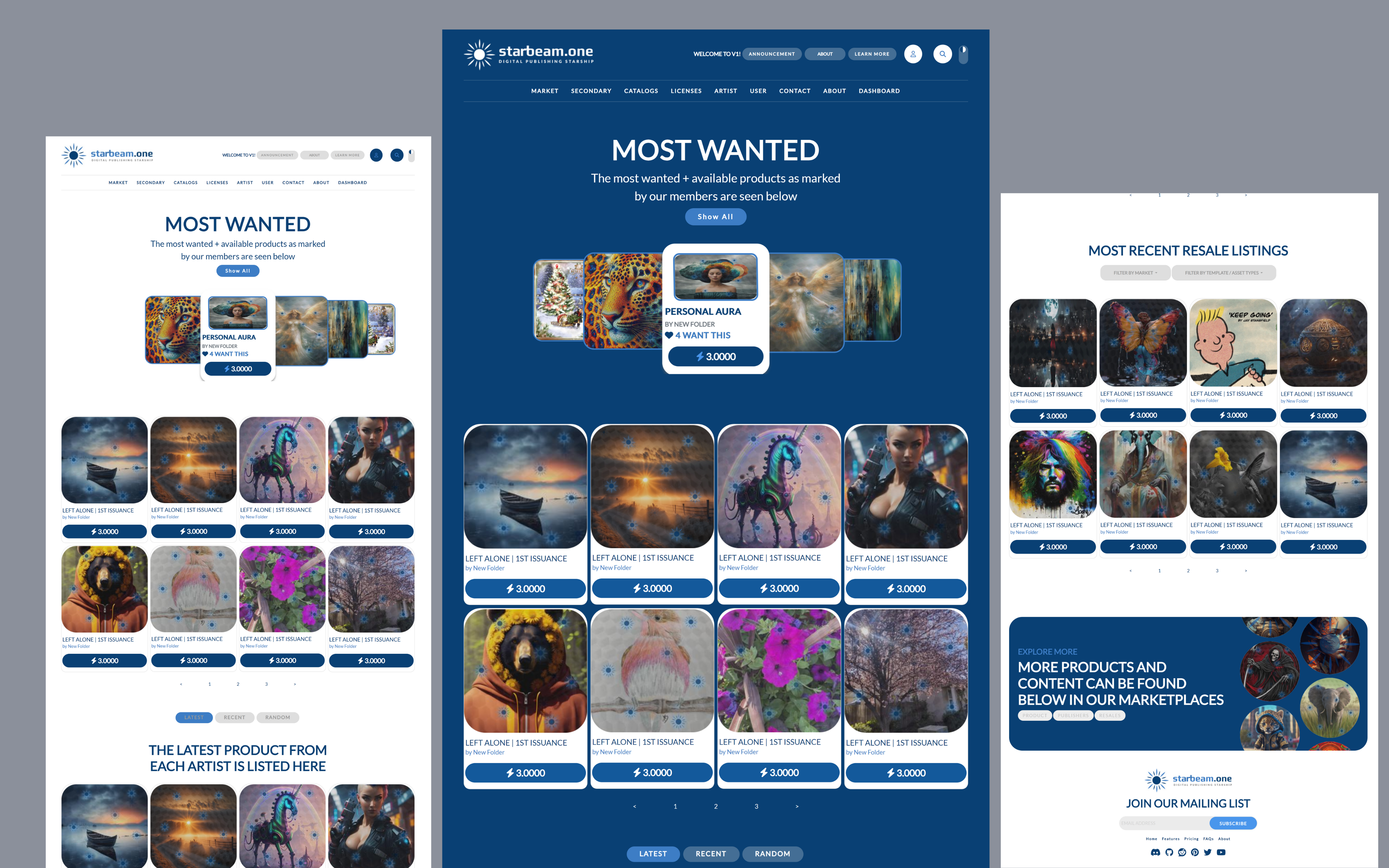website development by converting figma design into responsive functional website for Starbeam by freelance web developer Asmah
